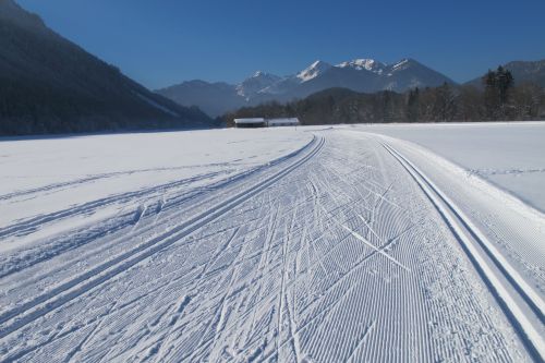 Loipe im Winter | Lohei - Chalets im Chiemgau