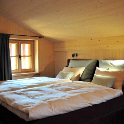 Kleines Schlafzimmer im Haus am Quittenbaum | Lohei - Chalets im Chiemgau